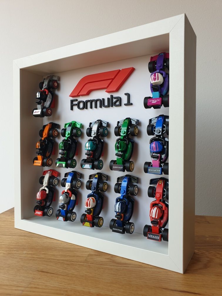 Moldura expositor Lego F1 71049 (não inclui carros)