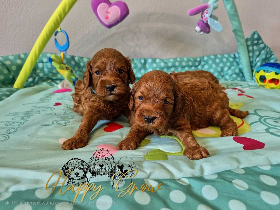 Urocze Cockapoo F1b Piesek Red
