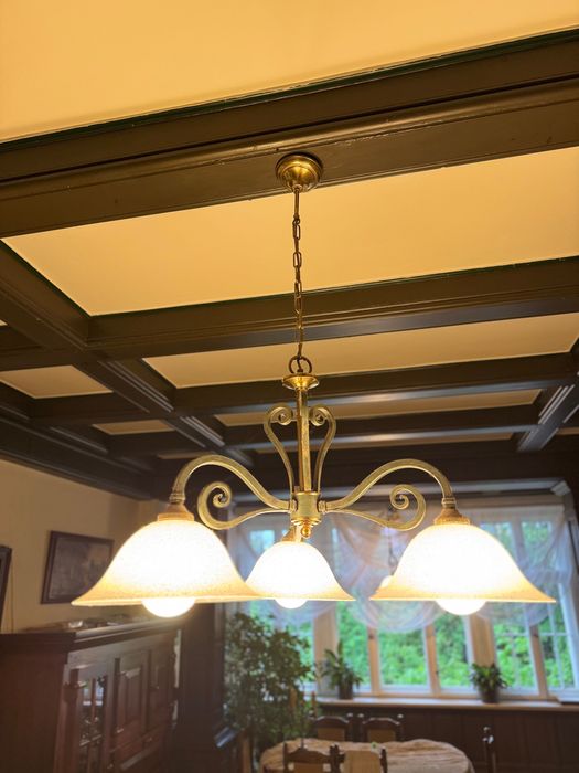 Lampa włoska 3 kinkiety