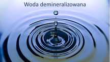 Woda demineralizowana luz z Świadectwem Kontroli Jakości.
