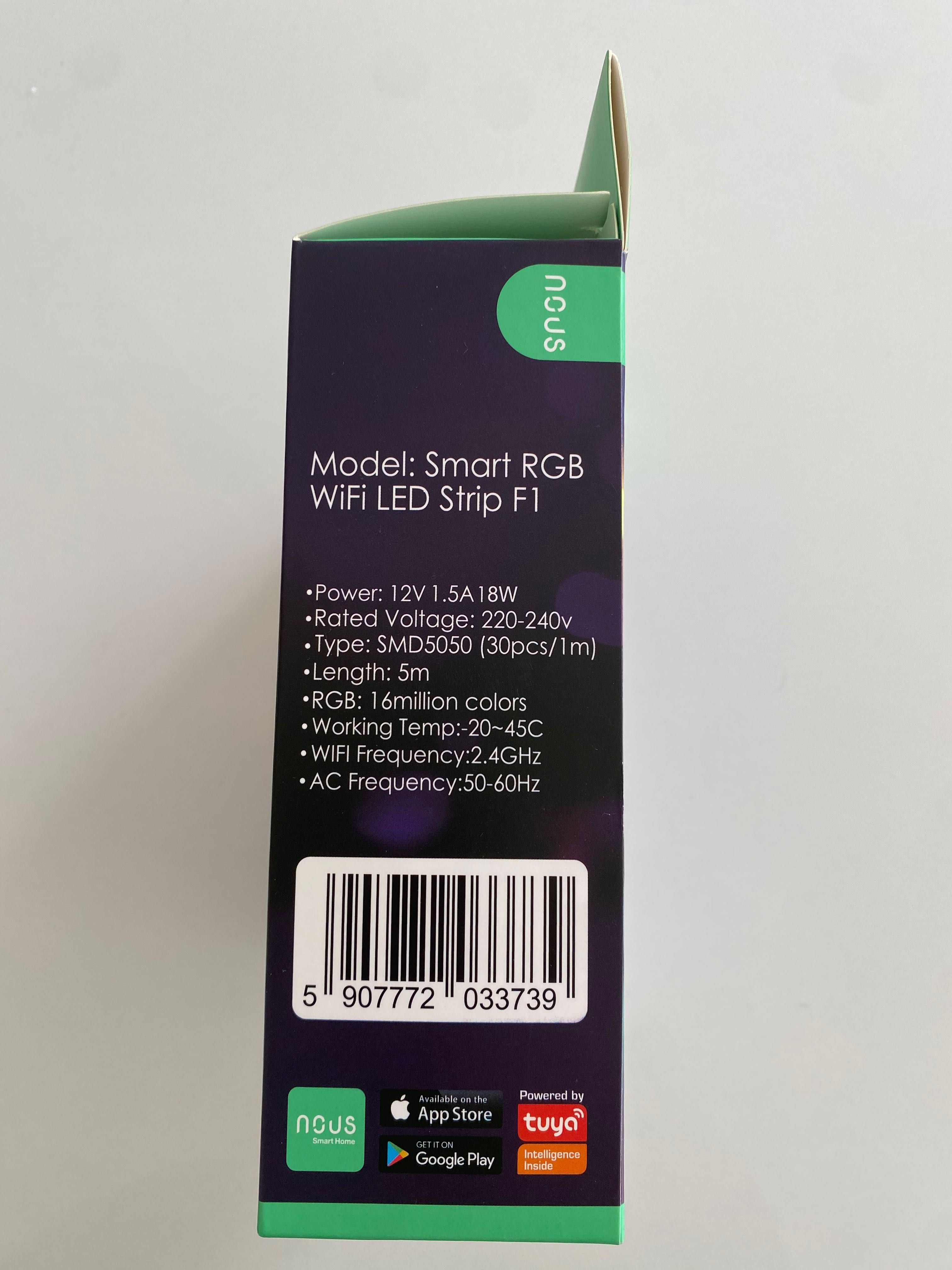Fita de LEDs RGB inteligente WiFi