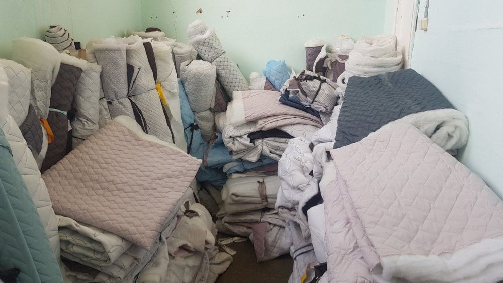 Стеганная плащевка на силиконе 110 грн/м