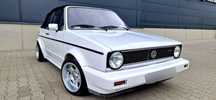 Volkswagen Golf MK1 CABRIO ALU 14" Steffan Bardzo Ladny Biala Perła