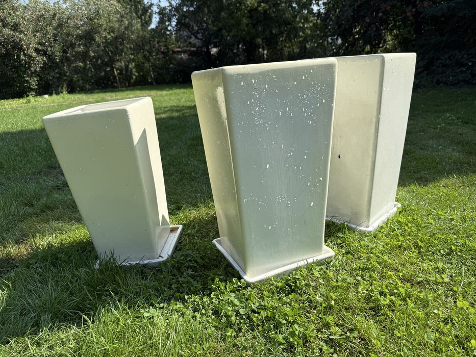 4 duże donice wewnetrzne zewnetrzne 53cm 45cm