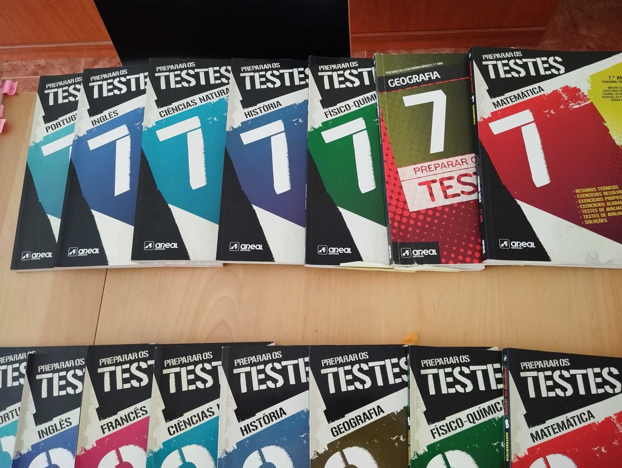 Livros Preparar os testes Areal 9.° ano
