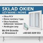 Skład okien używanych! TANIO Z DOWOZEM!