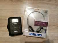 Walkman Philips AQ6549 z radiem  + Philips SBCHL140
