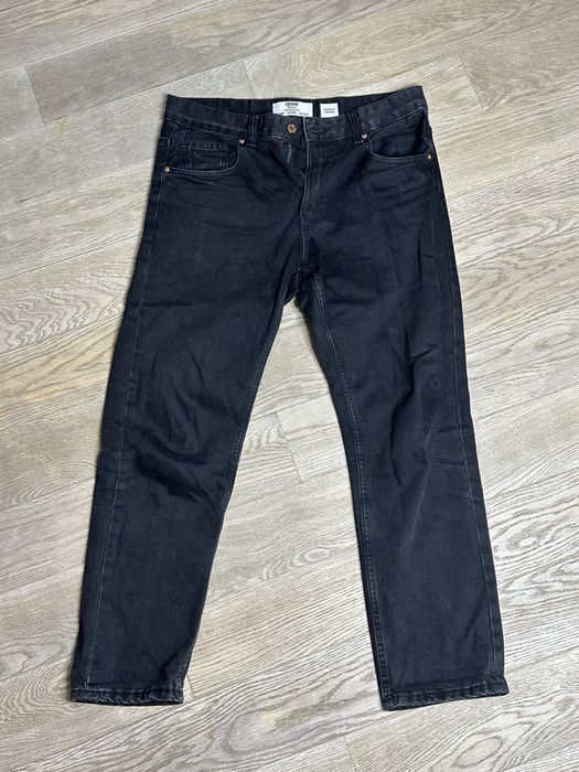 Джинсы черные bershka