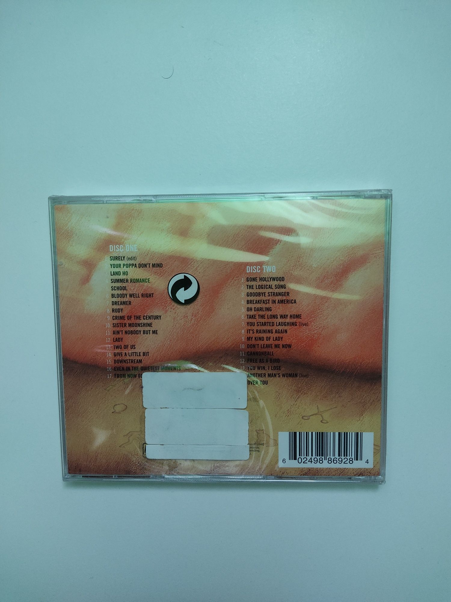 The Supertramp Anthology (2 CD's- best of)- Retrospectable