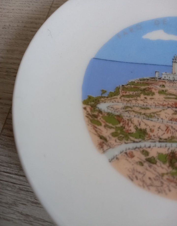 Talerzyk Porcelanowy Faro de Formentor Majorka pamiątka