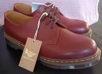 Dr Martens 1461 made in england, rozmiar 12, 47 oxblood, cherry red
