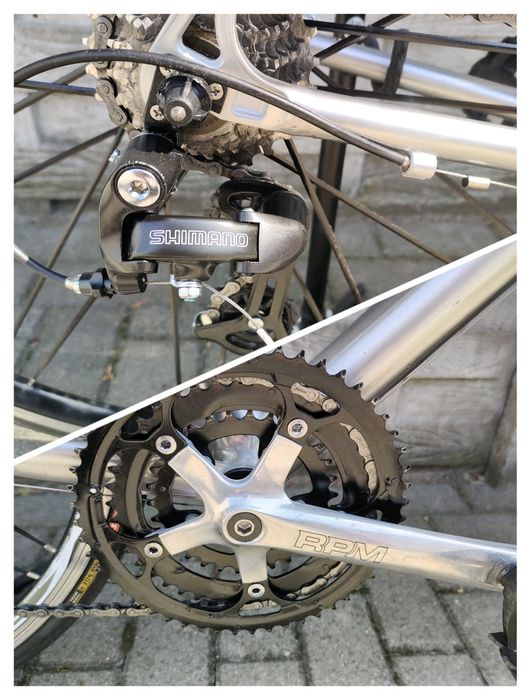 Rower trekkingowy | karbon | Shimano