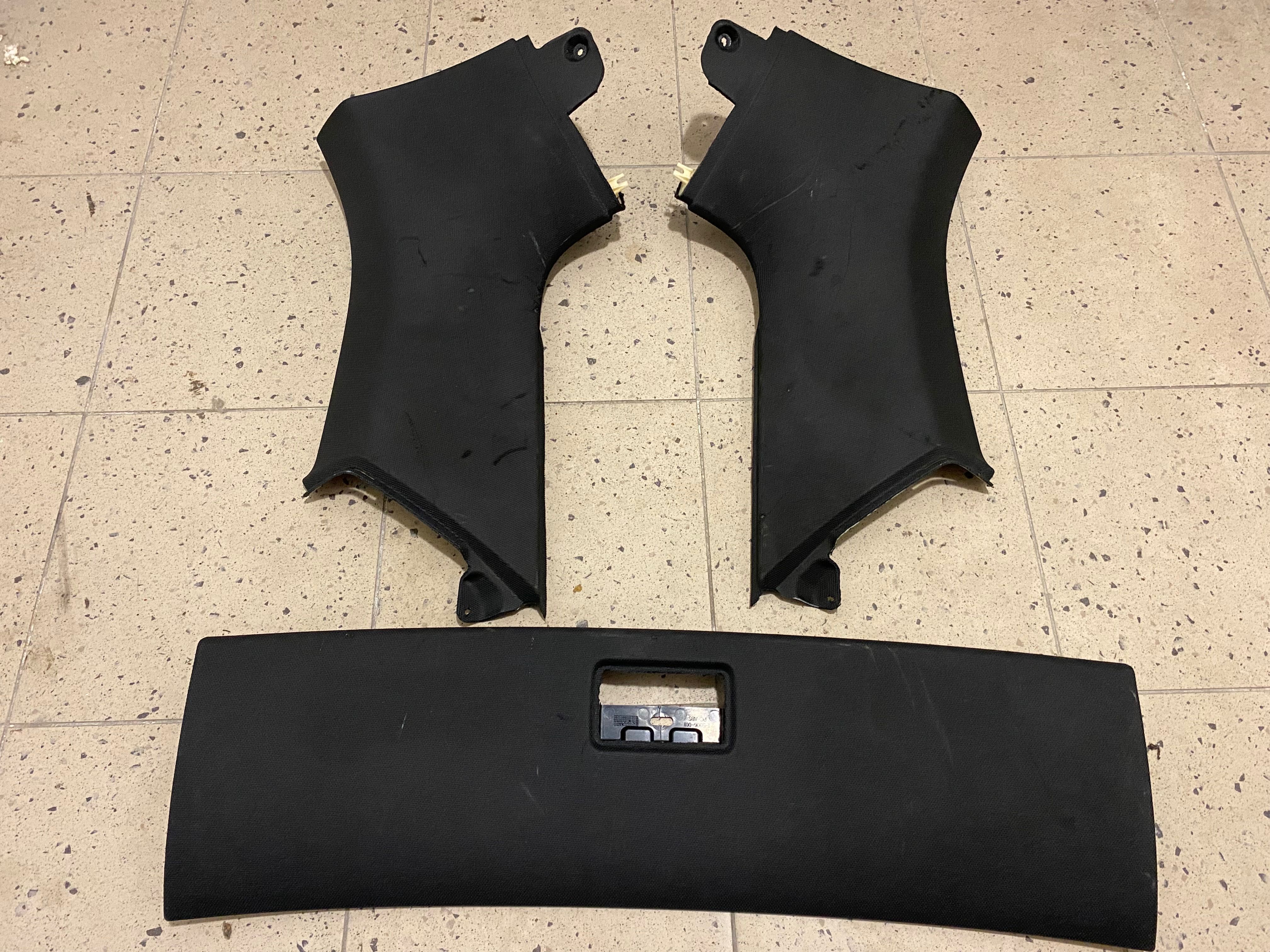 Audi A6 C6 Avant komplet słupków S-Line Czarne