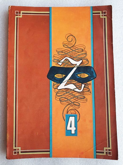 Coletânea de BD ~ "ZORRO - TUDO EM COR nº4" ~ 5 Números ~ Ebal 1972