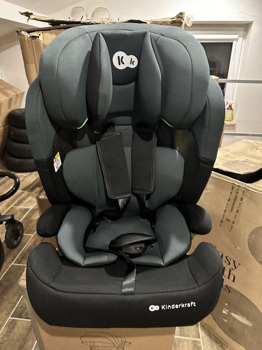 Fotelik samochodowy comfort up i-size kinderkraft nowy zielono czarny