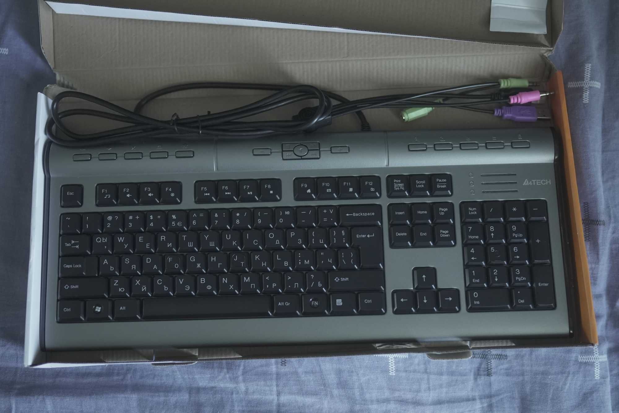 ! Nowa ! - Klawiatura multimedialna (A4Tech KL-7MUU)
