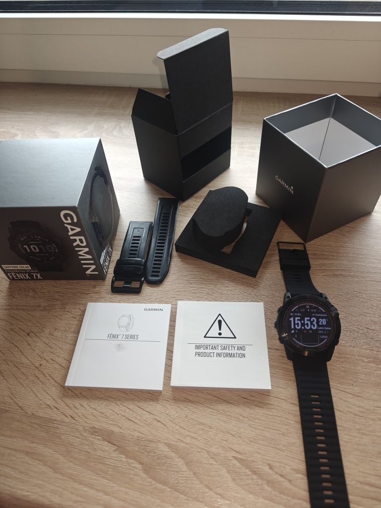 Garmin Fenix 7x Sapphire Solar Titanium