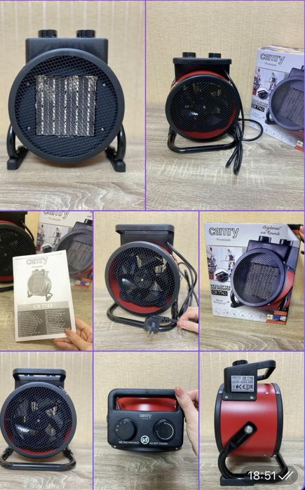 ‼️Мегаякісний Електрообігрівач CAMRY.‼️Не сушить повітря‼️