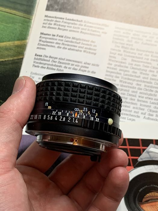 SMC Pentax-M 50mm f/1.4 стан нового