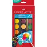 Farby szkolne 21 kol. 30 mm FABER CASTELL Faber Castell blister,