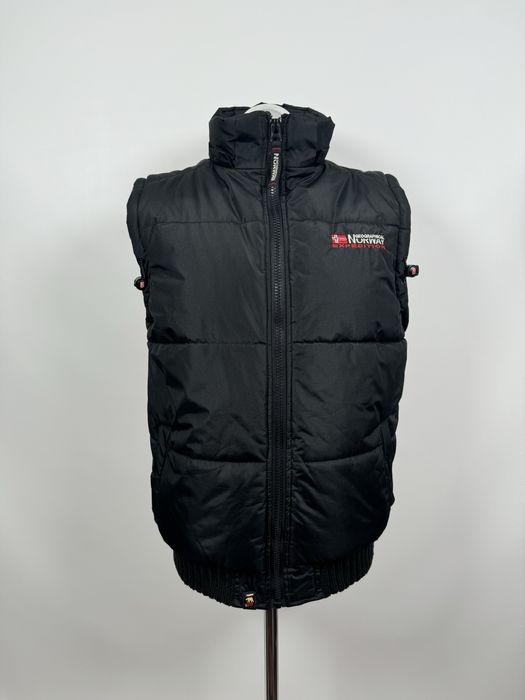 Geographical Norway czarna kamizelka bezrękawnik M
