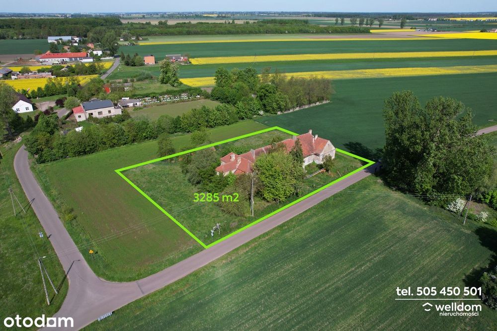 Dworek z działką 3285 m2