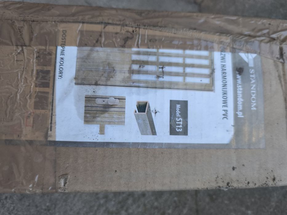 Drzwi harmonijkowe białe