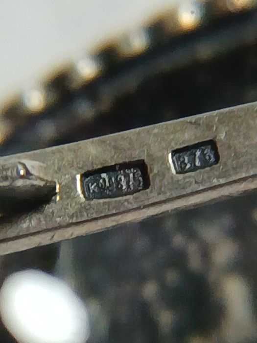 Серьги и кольцо серебро, золото, коралл