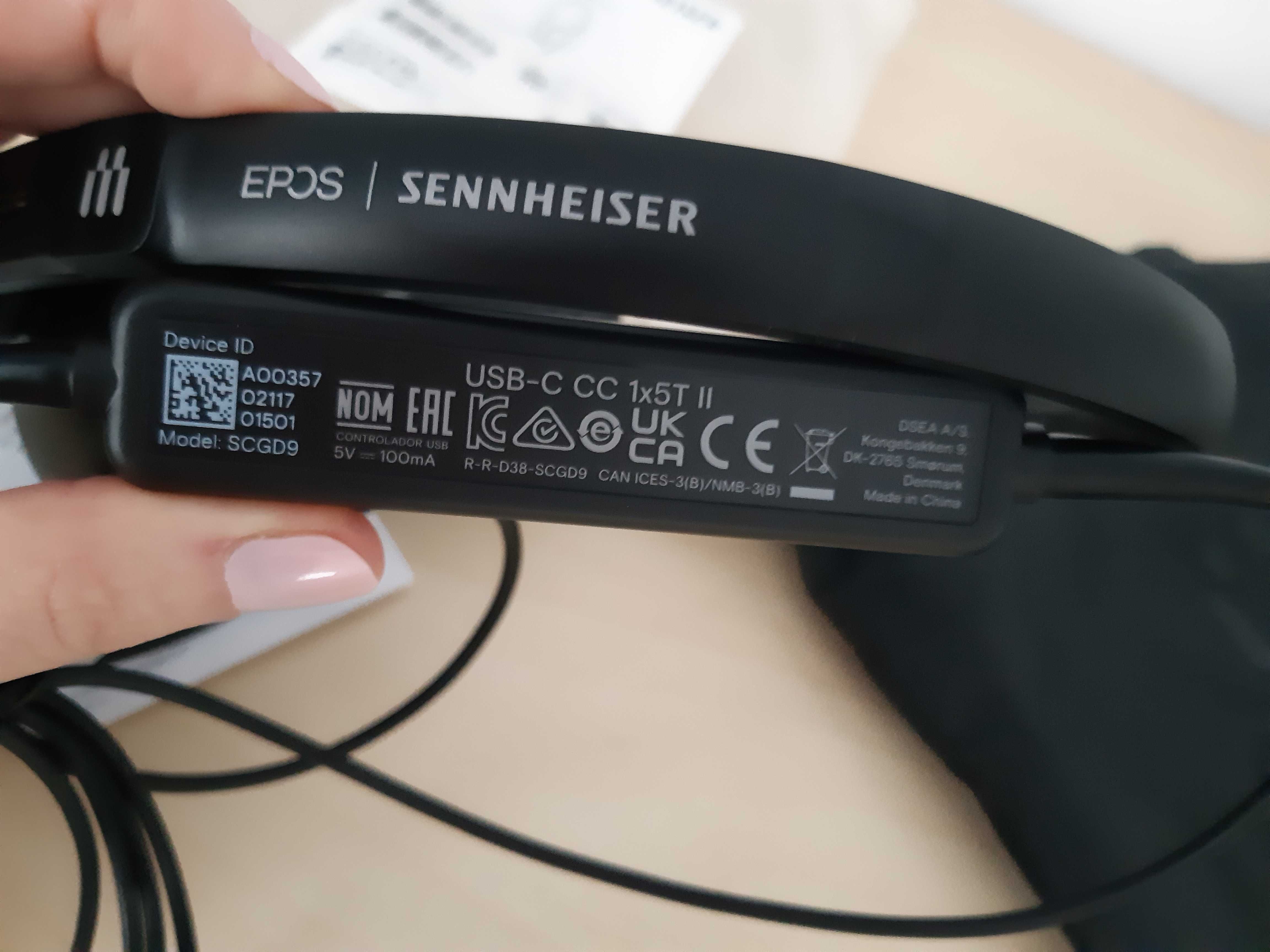Sennheiser EPOS ADAPT 165T USB II Nowe słuchawki z mikrofonem