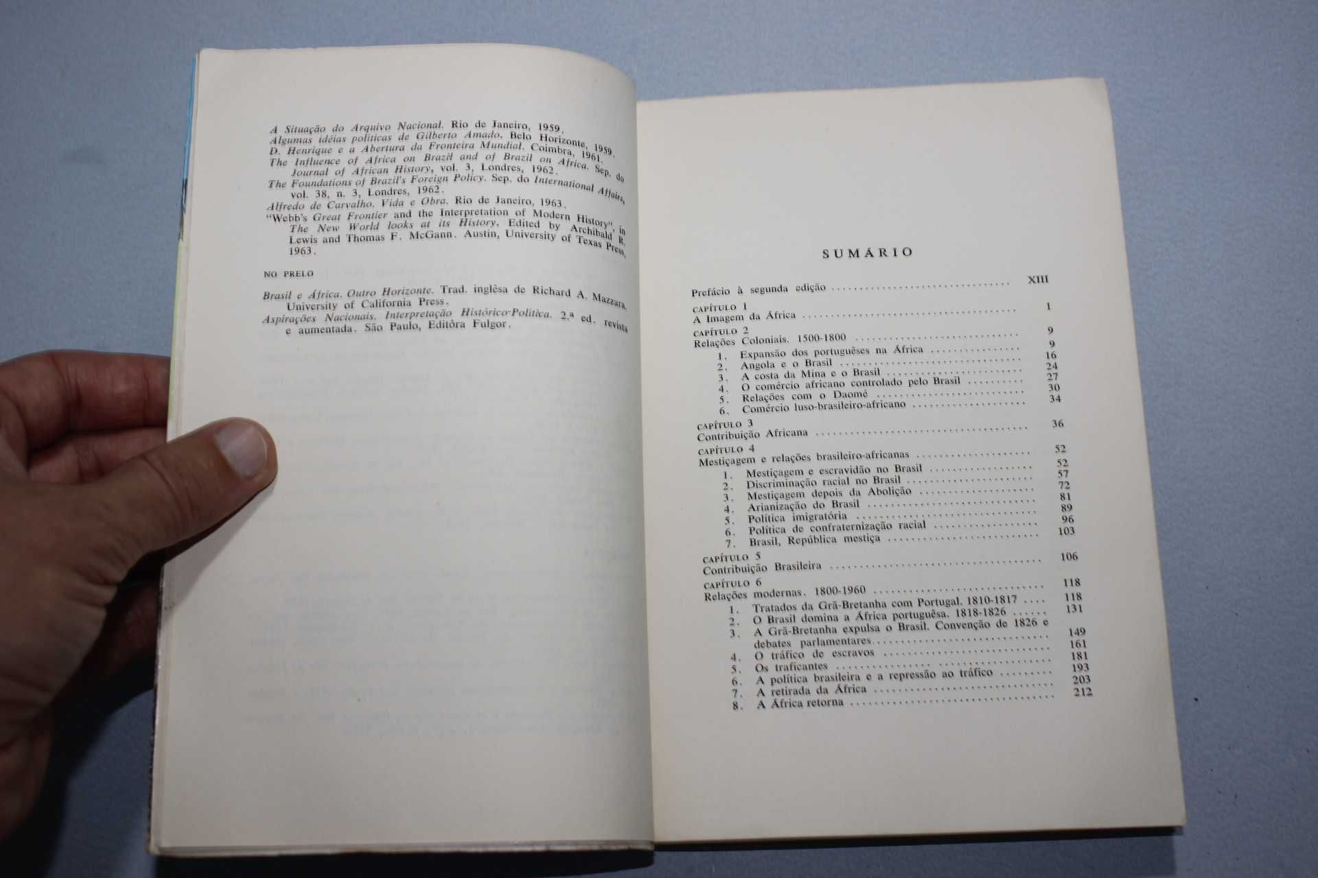 Livro - Jose Honorio Rodrigues Brasil e Africa outro Horizonte - 1964