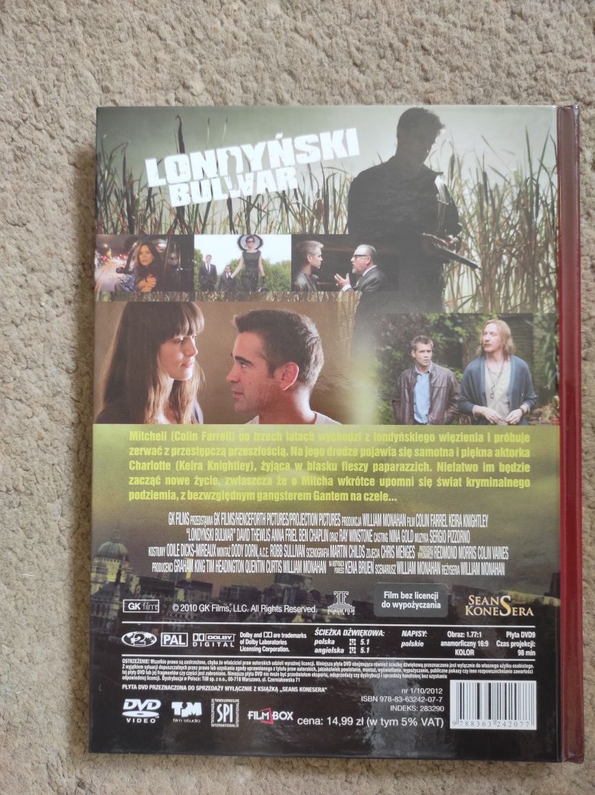 Londyński bulwar film DVD