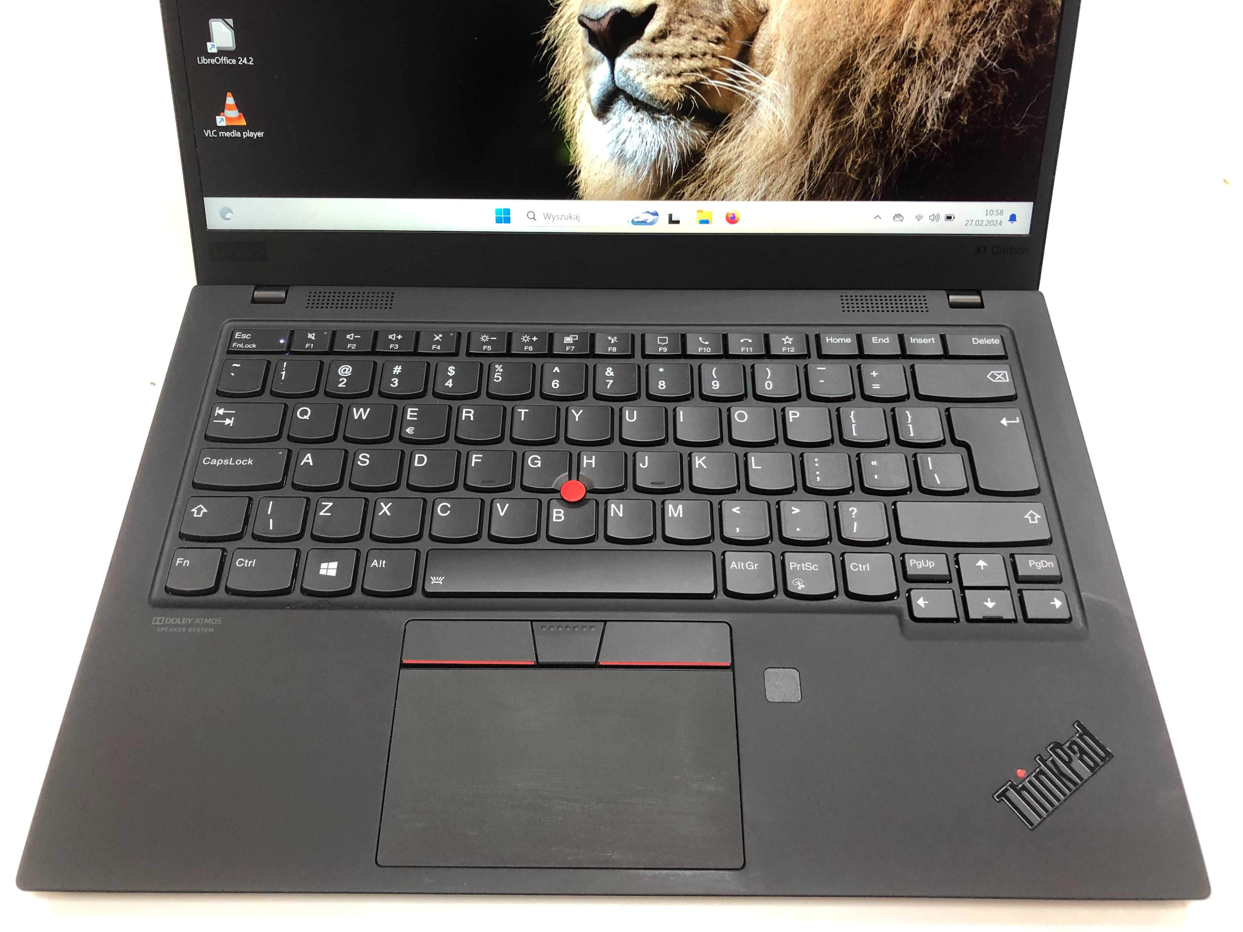 Świetny Lenovo ThinkPad X1 Carbon G7 i7-8gen 16GB 256SSD Raty 0% FV23%