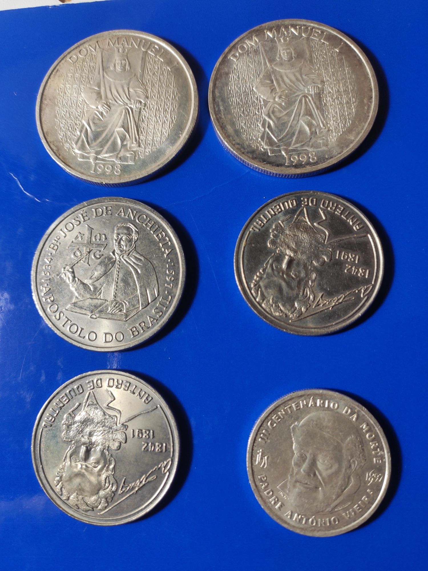 Conjunto moedas antigas