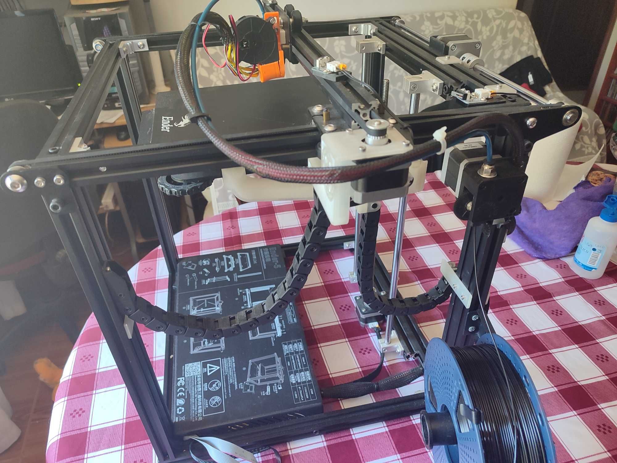 Impressora 3D Ender 5 com Vários Upgrades