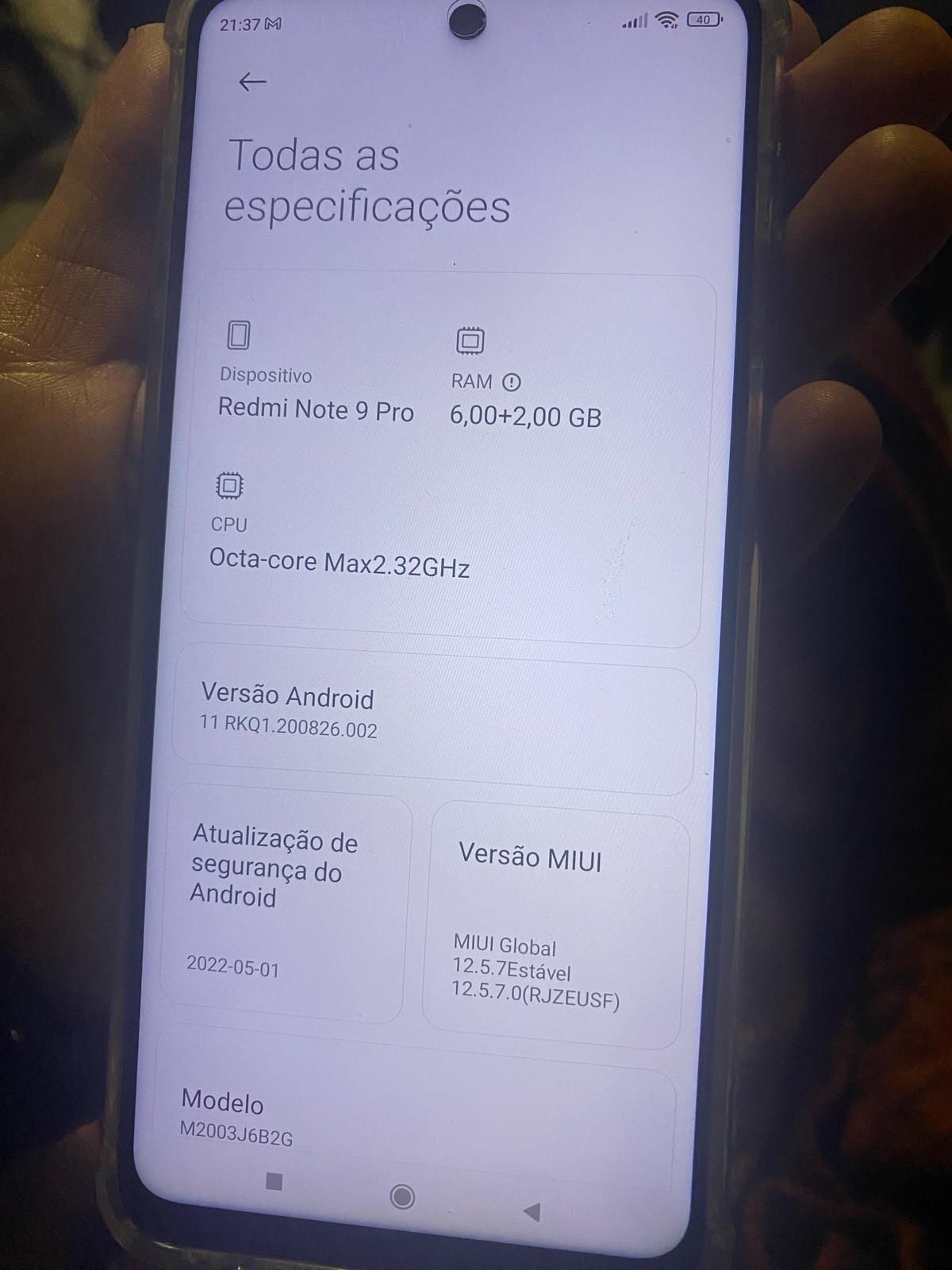 Xiaomi redmi note 9 pro