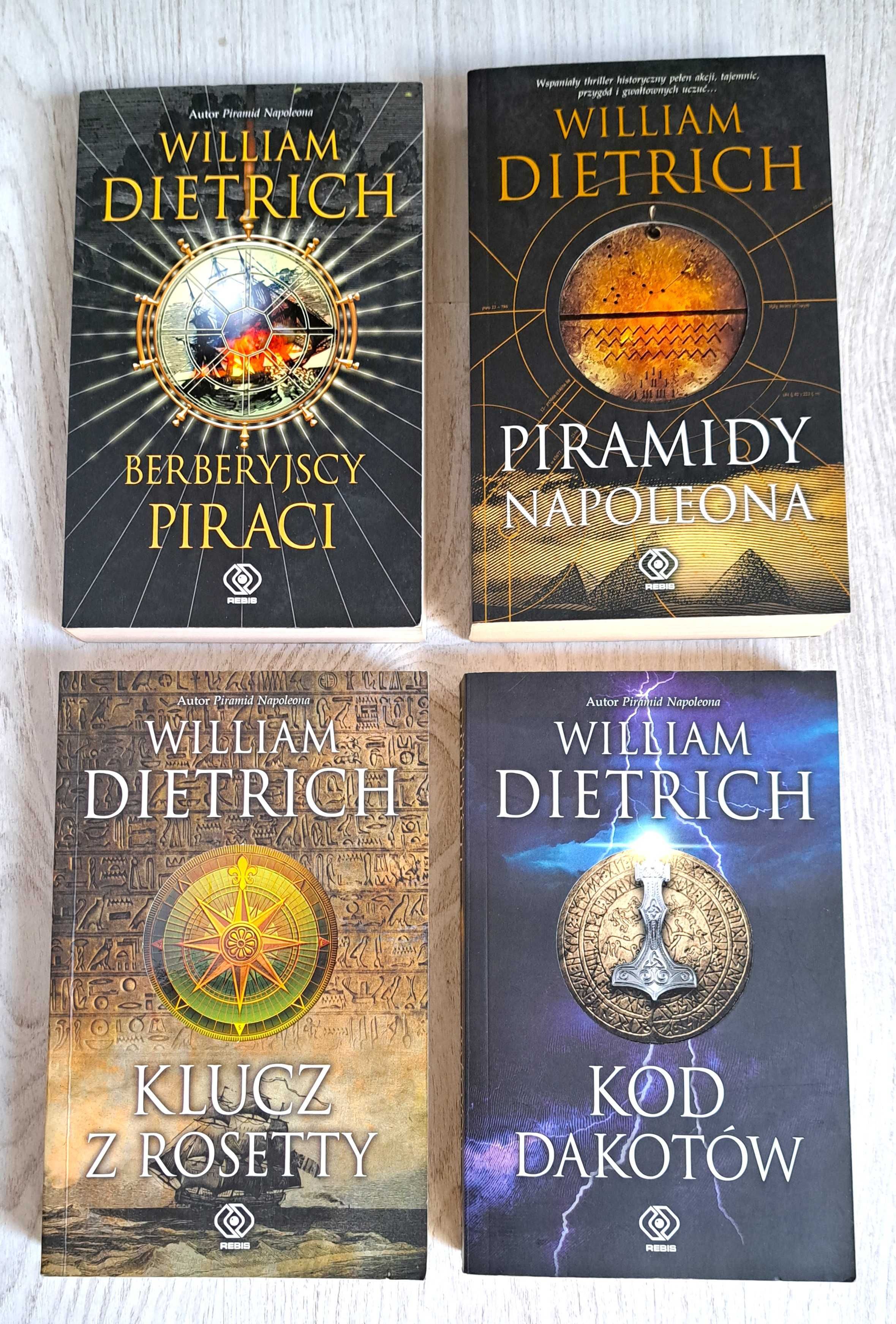 4x Dietrich Berberyjscy piraci Kod Dakotów Klucz z Rosetty Piramidy