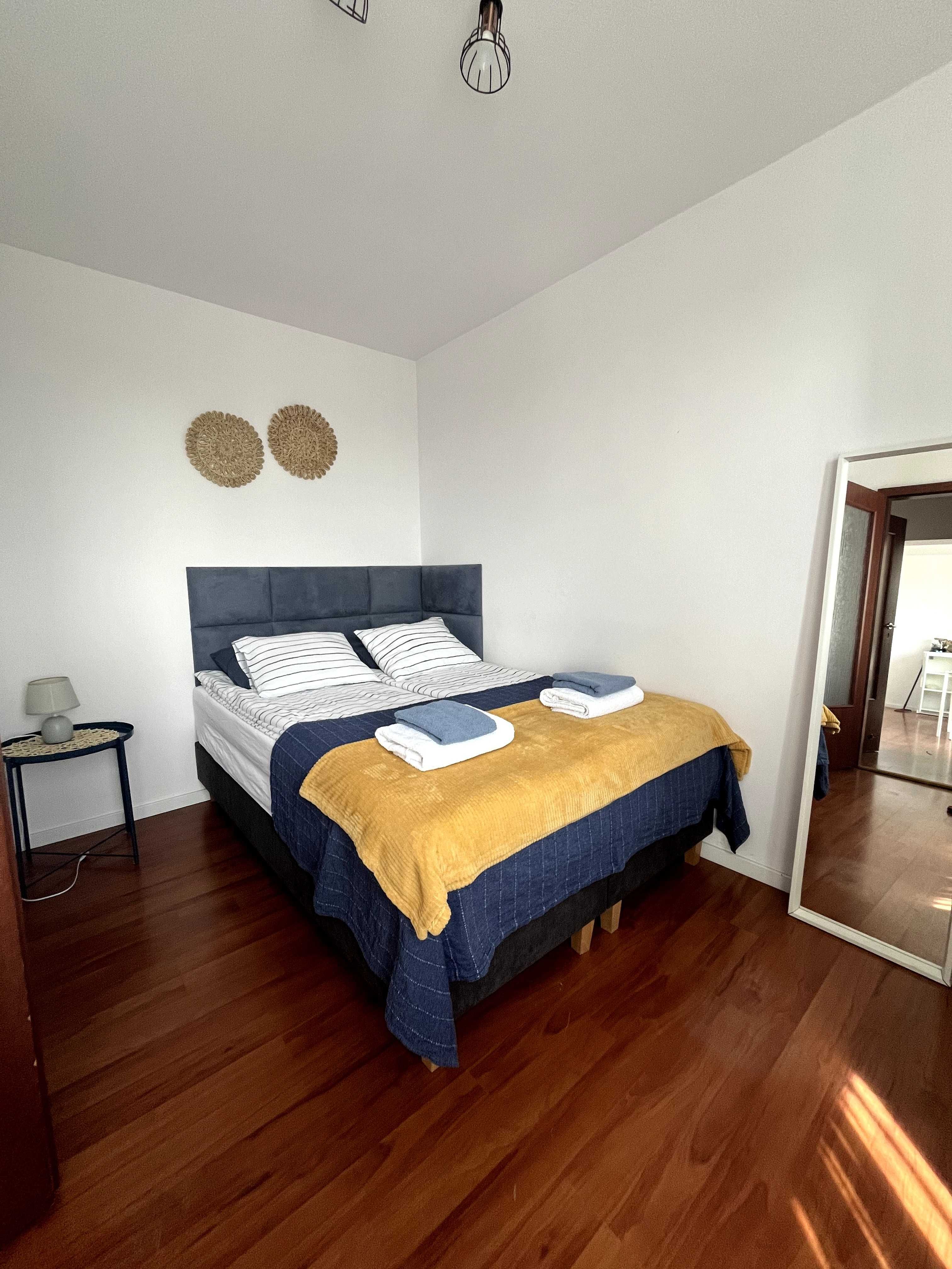 Gdynia–Apartament dla 5 osób, widok na morze, 7 min. od plaży, parking