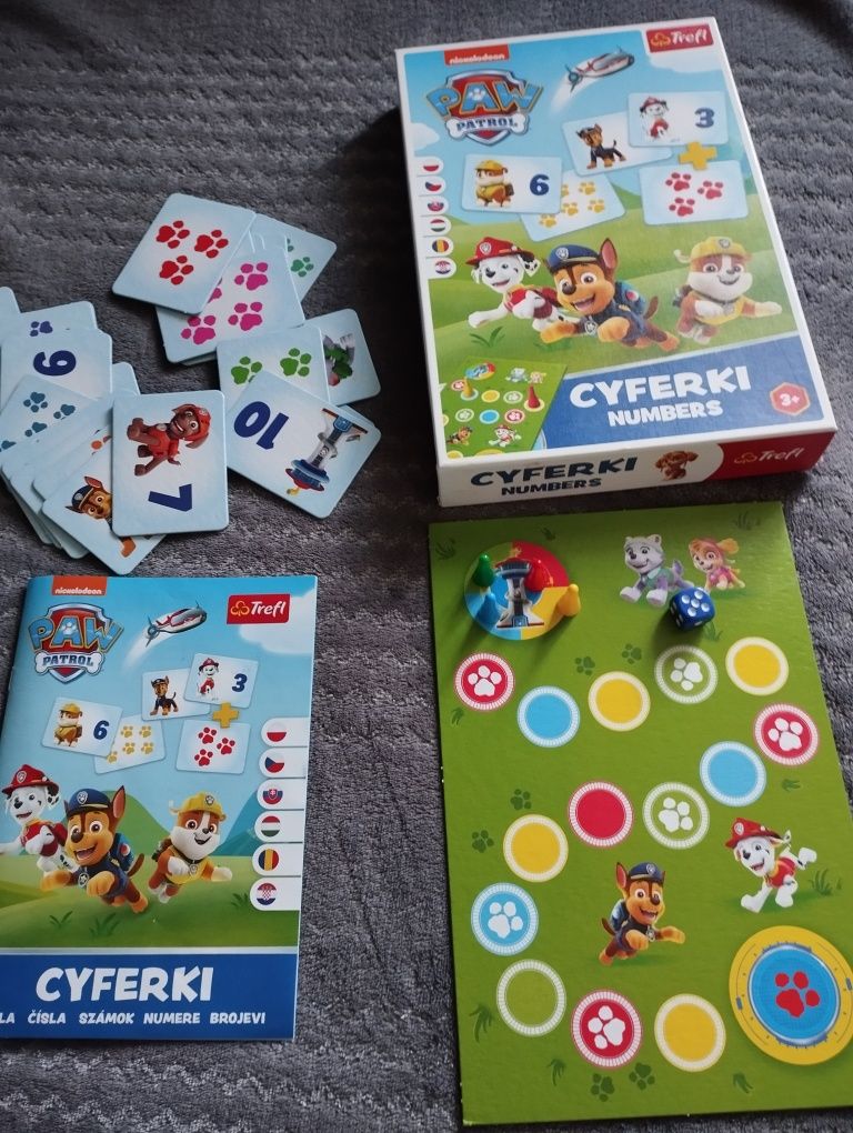Cyferki gra psi patrol 3+