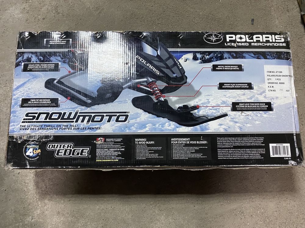 Polaris Outer Edge SnowMoto Śnieżne sanki  #