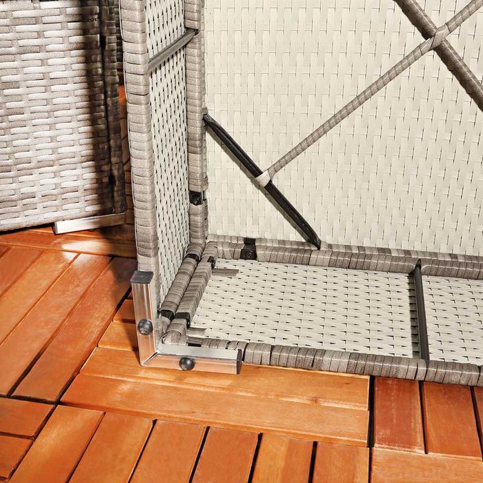 Zestaw mebli ogrodowych  technorattan siwo szary  S1 darmowy kurier