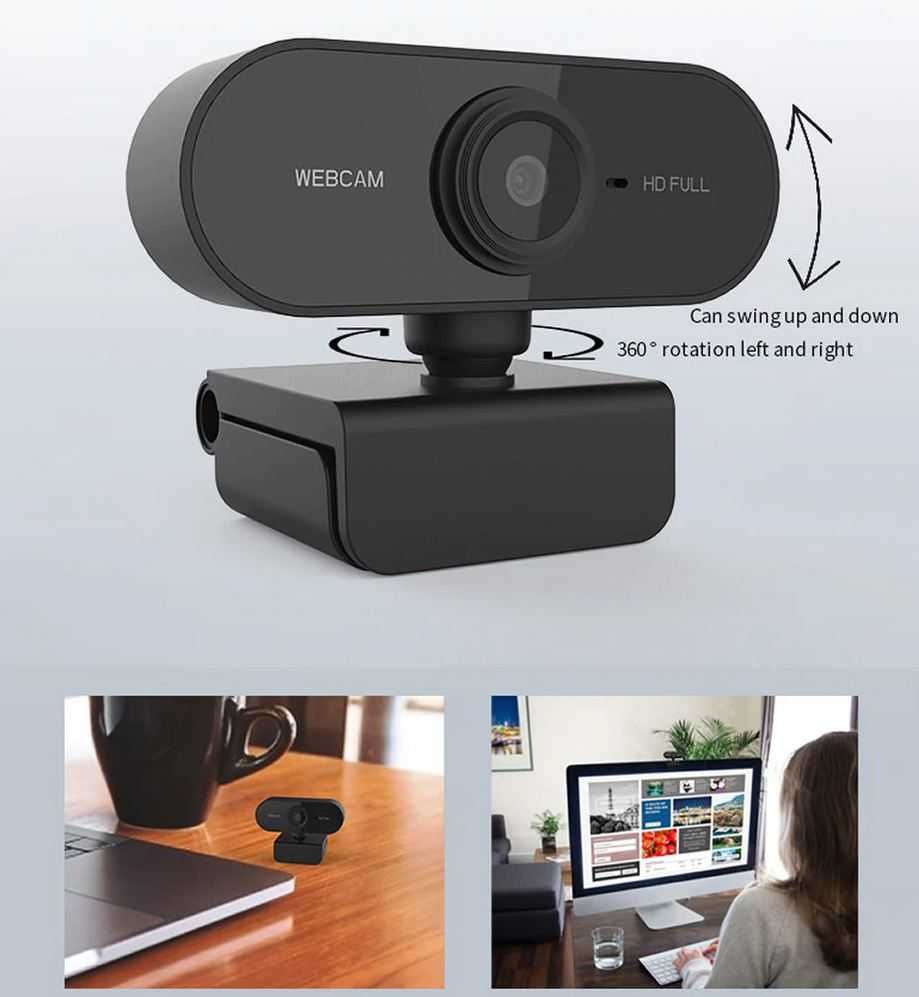 Webcam Com MicroFone FullHD 1920  x 1080 | USB