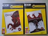 Pudełka i płyty Dragon Age Początek i Dragon Age 2 PC