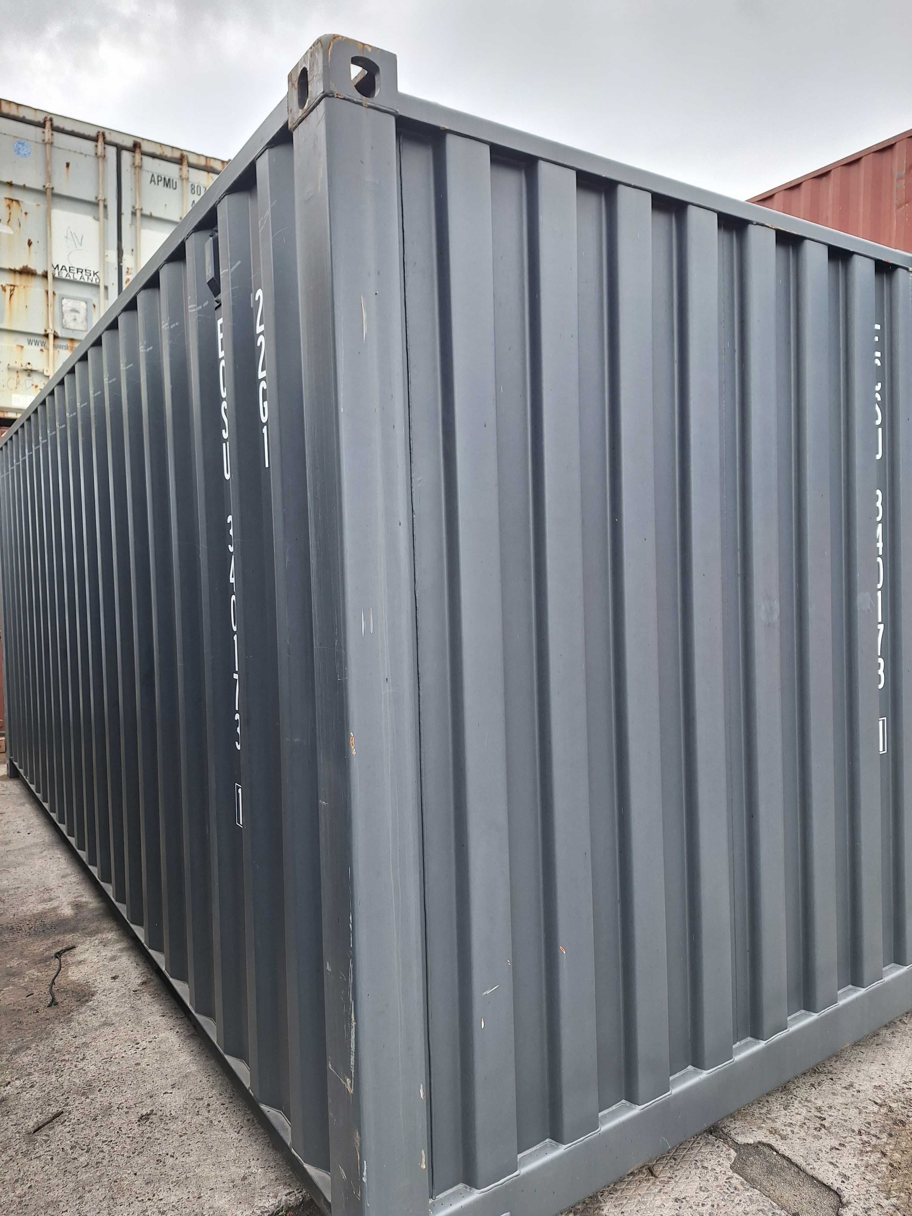 Kontener nowy 20'DC ONE - WAY antracyt Szczecin RAL7021