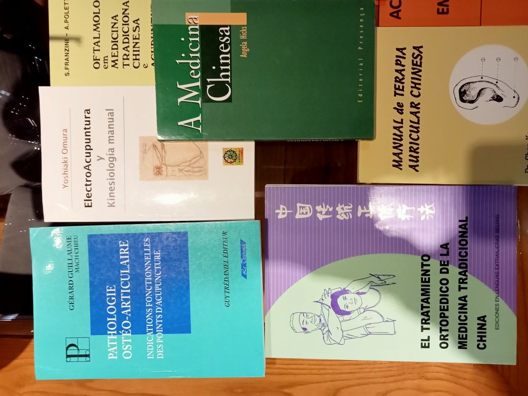Livros de acupuntura, medicina tradicional chinesa, ventoso terapia