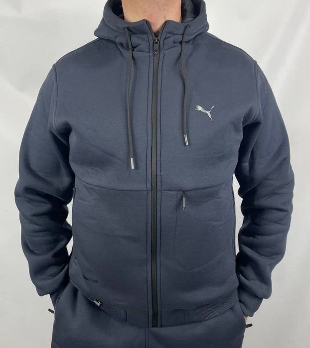 Мужской спортивный костюм Puma зимний на флисе
