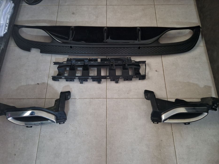 Grelha e Difusor + Ponteiras mercedes AMG line w205 S205