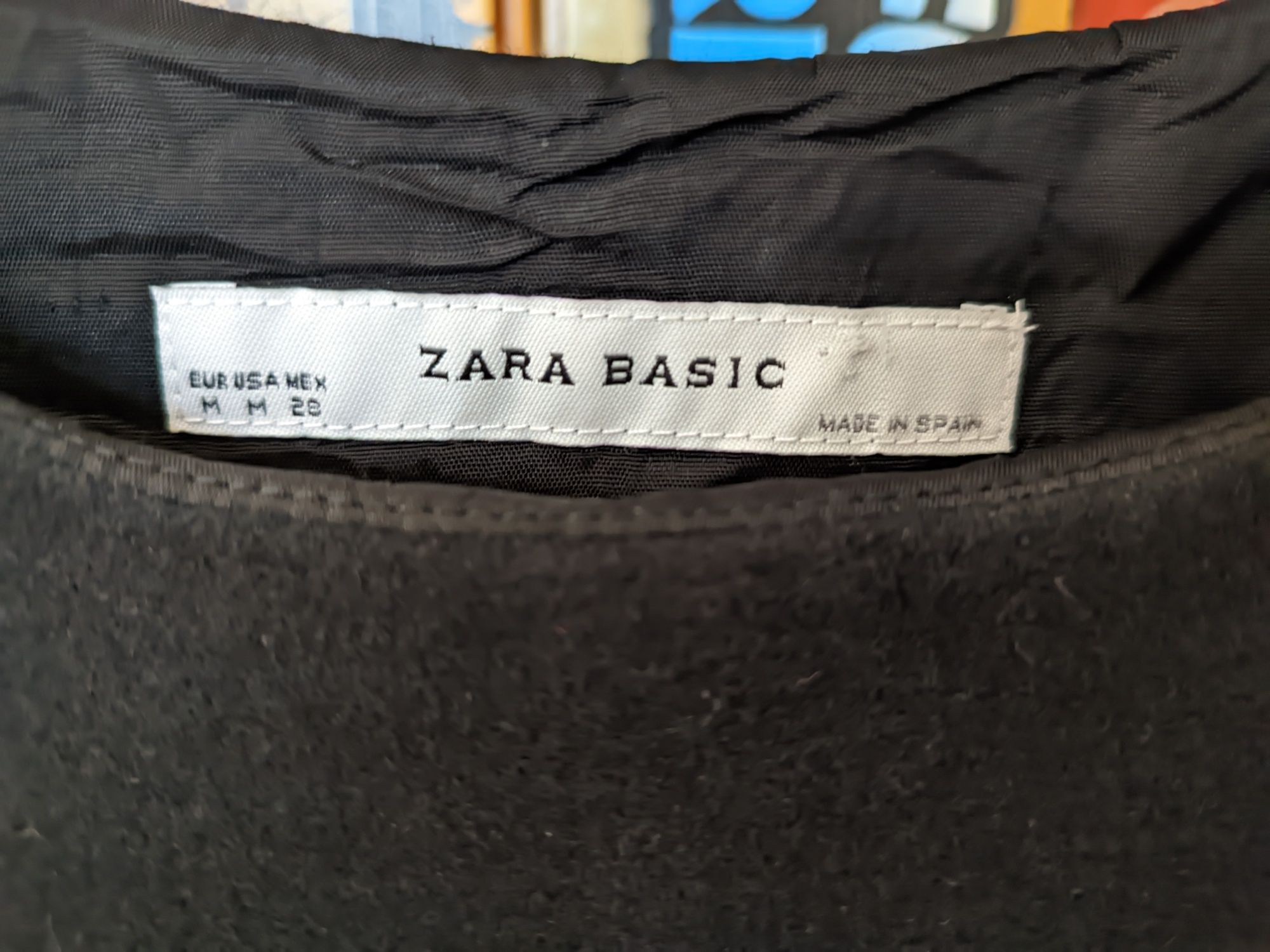 Vestido (inverno) degradê preto e cinzento - Zara
