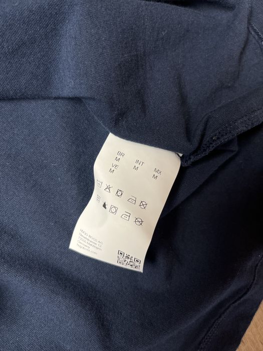 Футболка Hugo Boss размер М оригинал мужская синяя хлопок хуго босс