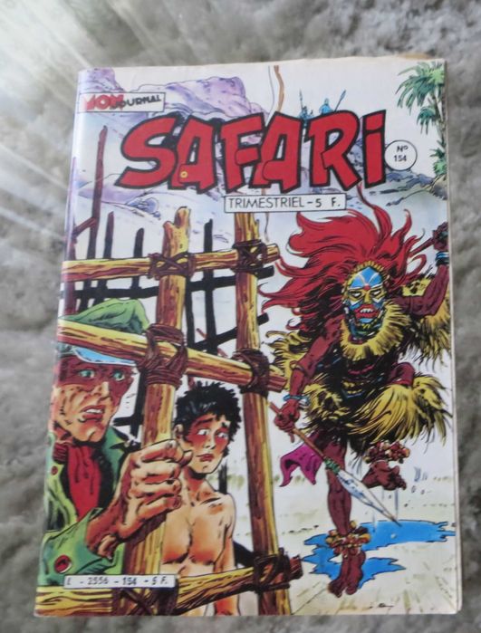Livros BD Coleção Safari 2 livros Nº 144 e nº 154 - ano 83 Francês