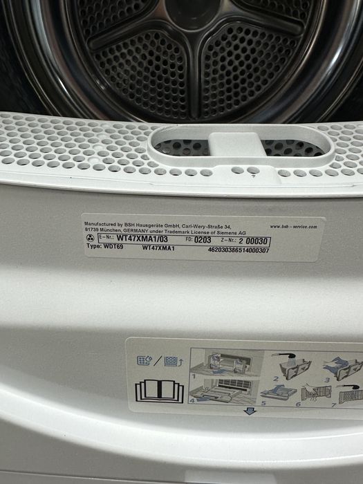 Комплект! Siemens IQ700 пральна сушильна машина